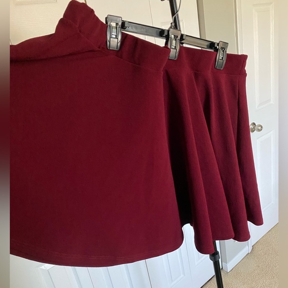 Romwe High Waist Skirt - Flared, A-Line, Mini, Circle, Skater - Picture 4 of 10